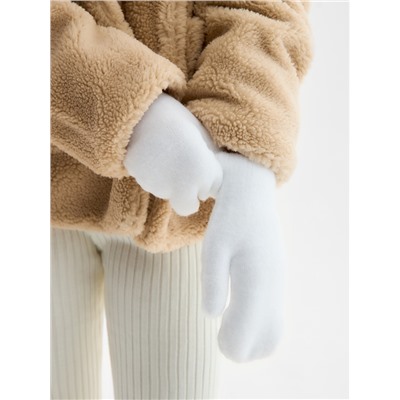 Варежки женские MINAKU «Мягкость», размер 23 см, цвет экрю