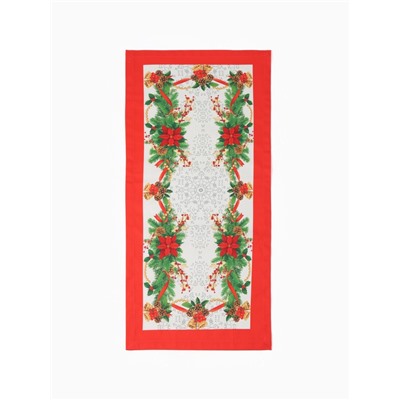Дорожка на стол «Этель» Рождественский балл 30×70 ±3 см, 100% хлопок, саржа 190 г/м²