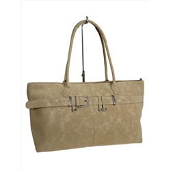 Женская сумка из искусственной кожи, цвет бежевый