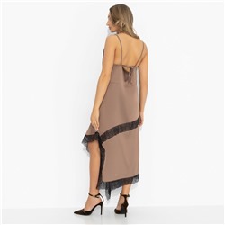 Платье шёлковое, Как Кейт Мосс (кофе)