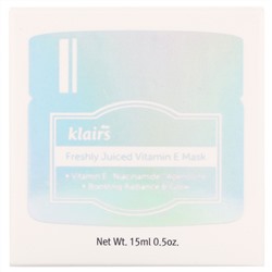 Dear, Klairs, Freshly Juiced, маска с витамином E, 15 мл (0,5 унции)