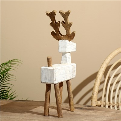 Сувенир «Олень», 25×14.5×43 см, манговое дерево