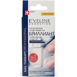 Средство для ногтей Eveline Cosmetics Nail Therapy professional Укрепляющее с бриллиантами12 мл
