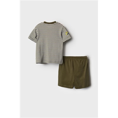 Комплект детский трикотажный для мальчиков: джемпер (футболка), шорты PLAYTODAY, 1243229