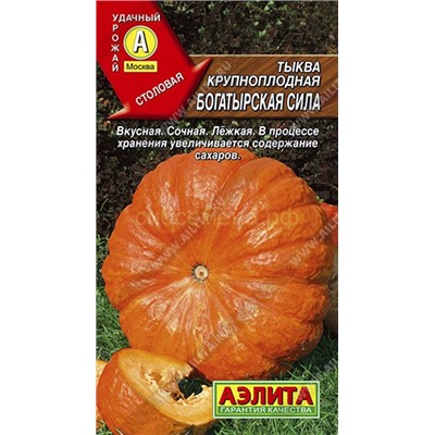 Тыква Богатырская сила крупноплодная (Аэлита)