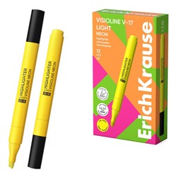 Текстовыделитель VisioLine® V-17-L Неон желтый 63556 ErichKrause