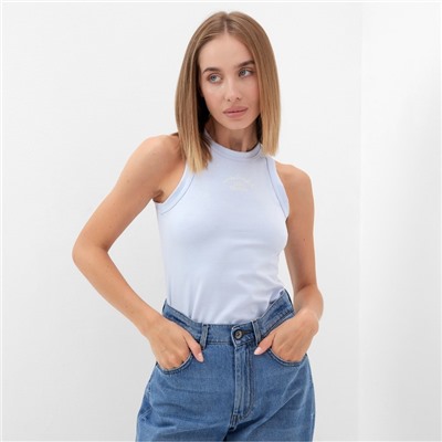 Майка женская MINAKU, SPORTY & STYLISH, размер 48, светло-голубая