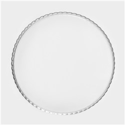 Блюдо Patisserie, d=32.2 см, стекло, прозрачное