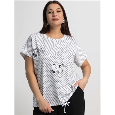 Блуза Ханна (белая) Б15356-20М