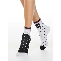 Классические CONTE ELEGANT HAPPY (3 пары в коробке) Хлопковые носки