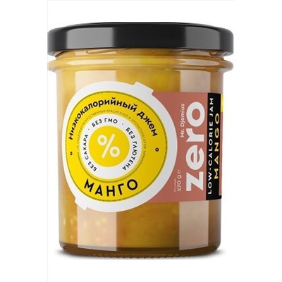 Джем Манго низкокалорийный 270г ЭКОПРОДУКТЫ, 1184961