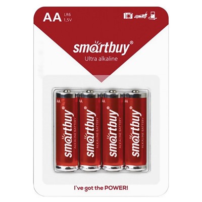 Батарейка AAA Smart Buy LR03 (4-BL) (48/480) (повр. уп.)