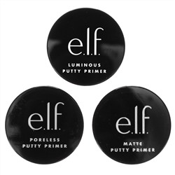 E.L.F., Putty Primer Trio, 3 Primers, 0.14 oz (4 g) Each