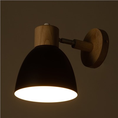 Спот «Аксель» Е27 40 Вт черный 15×21 см