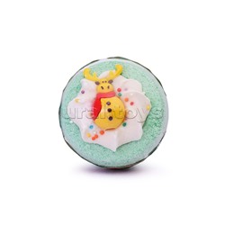 Шипучая соль для ванн Чаша с пеной и игрушкой 160г "Зимние забавы"