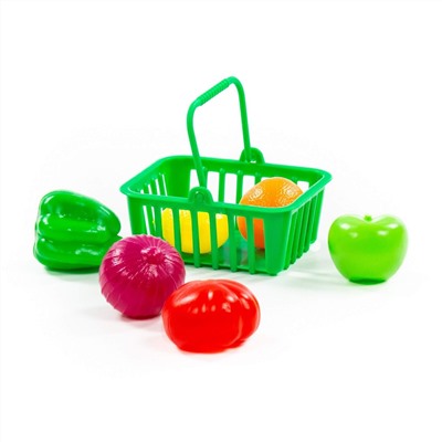 Полесье Набор продуктов №13 с корзинкой (7 элементов) (в пакете)