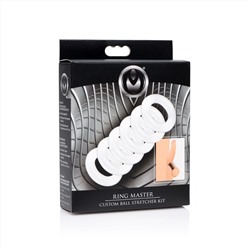 Комплект из 6 прозрачных эрекционных колец Ring Master Custom Ball Stretcher Kit