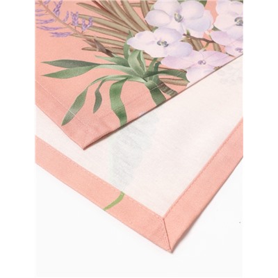 Набор салфеток «Этель» Tropical animals, 40×40 см - 4 шт., 100% хлопок., 190 г/м²