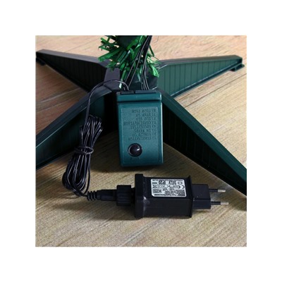 Ёлка светодиодная «Пучок перелив» 120 см, диаметр нижнего яруса 64 см, 125 ПВХ веток, 8 режимов, свечение белое/тёплое белое