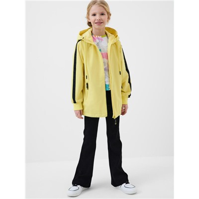 Куртка текстильная с полиуретановым покрытием для девочек (ветровка)