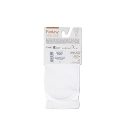 Полиамидные CONTE FANTASY Удлиненные носки с прозрачным верхом в горошек