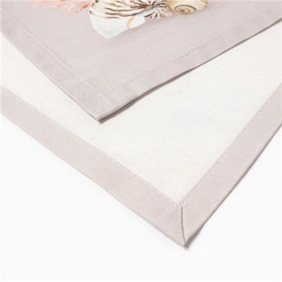 Набор салфеток «Этель. Коралловый риф», 40×40 см - 4 шт., 100% хлопок., 190 г/м²