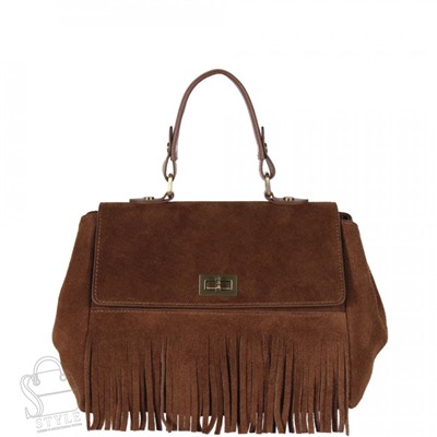 Сумка женская кожаная 889NNAA brown Natale Navetta