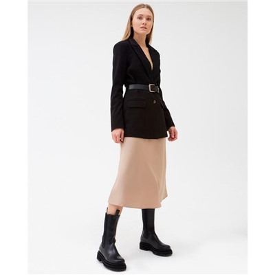 Юбка миди женская MINAKU: Enjoy, экрю, размер 48