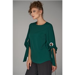 Блузка Альбина (изумрудный)