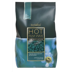 ItalWax Воск горячий плёночный Азулен, в пакете, 500 г KRISTALLER, 1130026