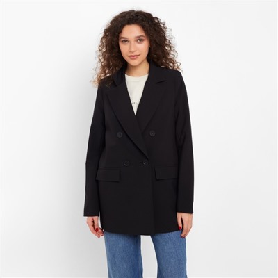 Пиджак женский MINAKU: Classic, чёрный, размер 46