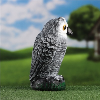 Садовая фигура из пластика «Сова полярная», 22×10×12 см