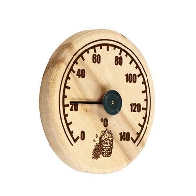 Термометр для бани и сауны «Круглый», биметаллический, циферблат МИКС