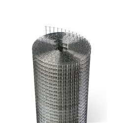 Сетка сварная оцинкованная, 10×1 м, ячейка 10×10 мм, d=0.6 мм, металл, Greengo