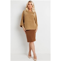 Юбка женская  193Н/02/Коричневый