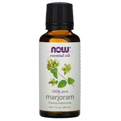 Now Foods, Эфирные масла, 100% чистое масло душицы, 1 жидкая унция (30 мл)
