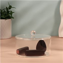 Органайзер для хранения, 14×14×9.3 см, прозрачный