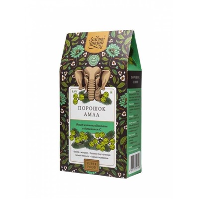 Амла сушеная молотая (Amla Fruit Powder), чайный травяной напиток 100 гр.