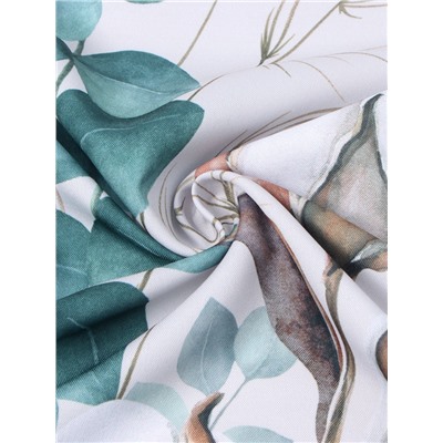 Шторы для кухни с подхватами «Этель» Cotton, 145×180 см, комплект - 2 шт.