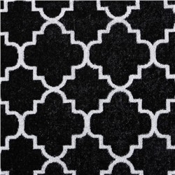 Полотенце махровое Этель Ornament, 70×130 см, 100% хлопок, 420 г/м², чёрно-белое