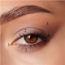 Палетка матовых теней для век тон 04 ЛИЛОВАЯ