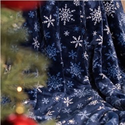 Плед «LoveLife. Снегопад» 180×200 см, велсофт