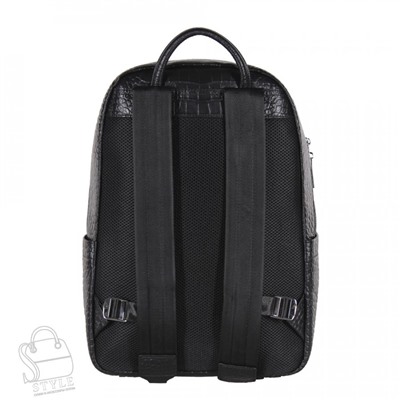 Рюкзак мужской кожаный 23130H black Heanbag