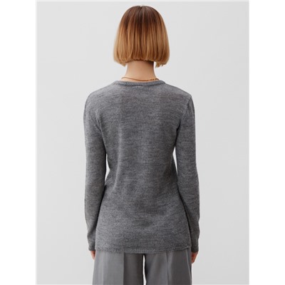 Джемпер женский MINAKU: Knitwear collection, серый, размер 50