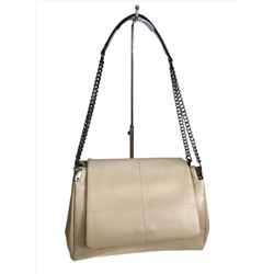 Женская сумка из искусственной кожи, цвет бежево-молочный