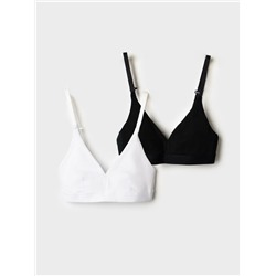 Бюстгальтер трикотажный для девочек, 2 шт в комплекте