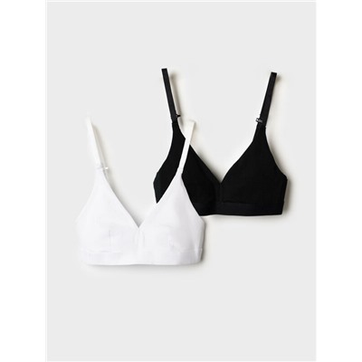 Бюстгальтер трикотажный для девочек, 2 шт в комплекте