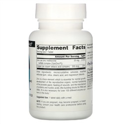 Source Naturals, OptiZinc, цинк, 240 таблеток