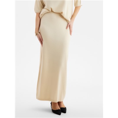 Юбка миди женская MIST, размер 42, бежевая