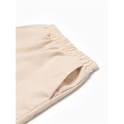 Комплект (рубашка и шорты) для мальчика MINAKU, бежевый, рост 134 см